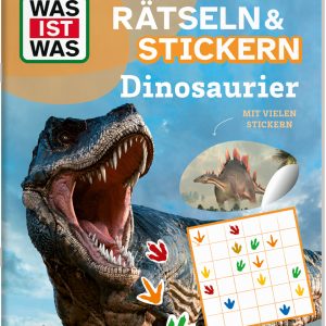 WAS IST WAS Rätseln und Stickern: Dinosaurier