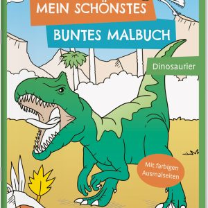 Mein schönstes buntes Malbuch. Dinosaurier