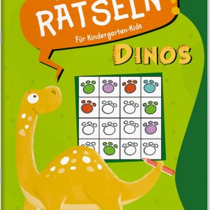 Einfach rätseln! Für Kindergarten-Kids. Dinos