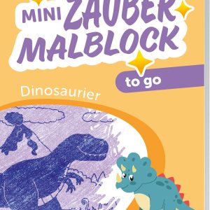 Mini Zaubermalblock to go. Dinosaurier