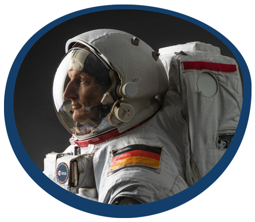 Ein Porträt des ESA-Astronauten Matthias Maurer